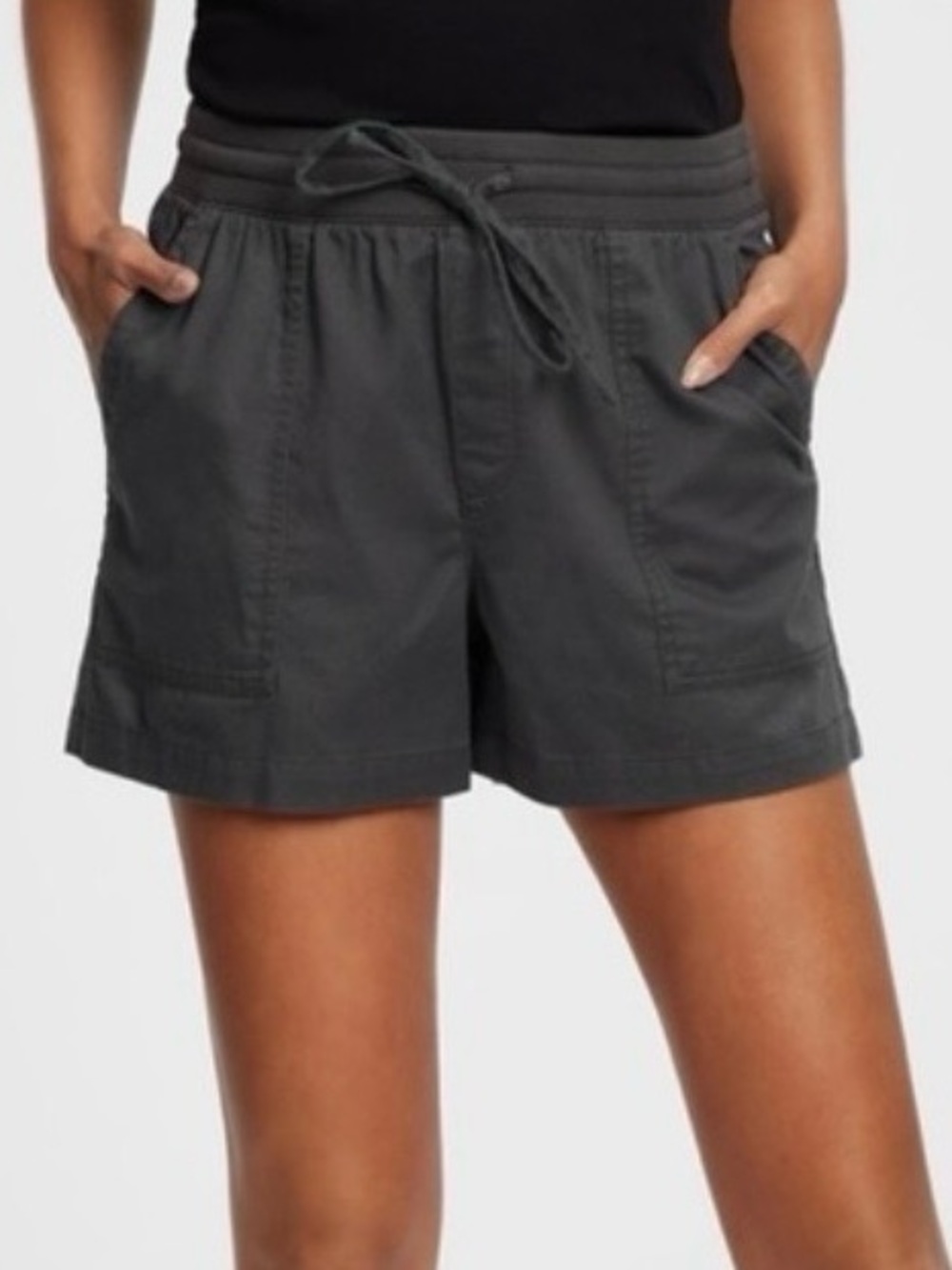 GAP Pull-On Utility Shorts - Cast Iron Gray, size L